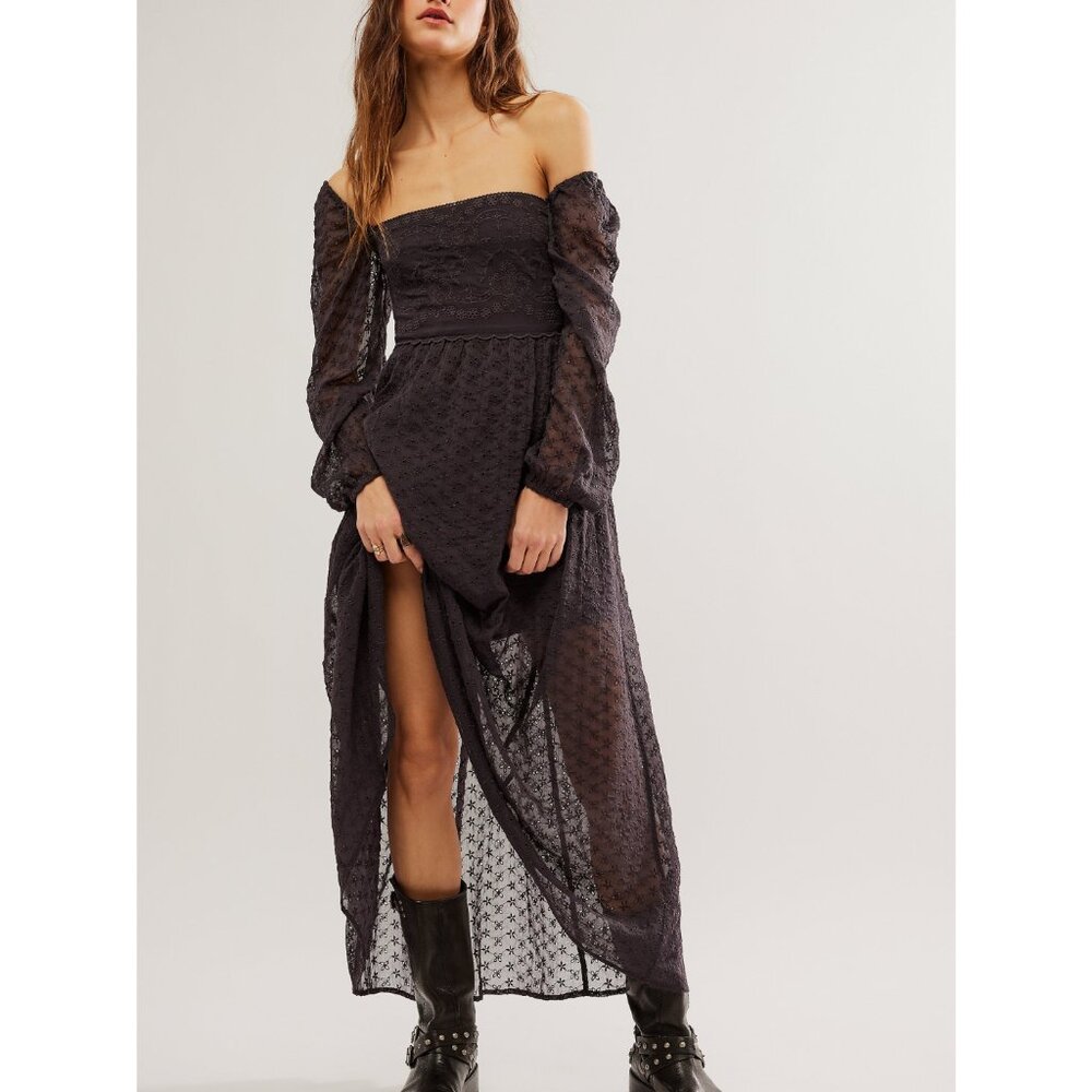 NWT FREE PEOPLE Malina Maxi / Dark Scales